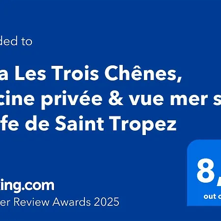 Les Trois Chênes, Piscine Privée&vue Sur Golfe De Saint Tropez * Les Issambres